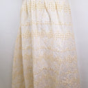 Second-Hand - All About May Cream Broderie Bow Shoulder Dress Size 14 - SwapUp