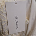 Second-Hand - All About May Cream Broderie Bow Shoulder Dress Size 14 - SwapUp