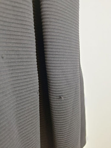 Second-Hand - French Connection Staple Ribbed Black Midi Dress Size 6 - SwapUp
