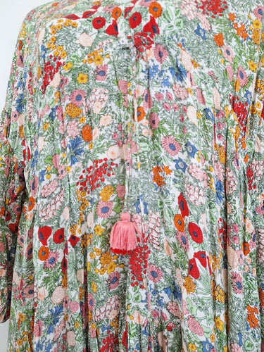 Second-Hand - Bohemian Garden Blooms Midi Dress Size XXXL - SwapUp