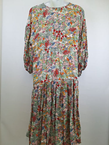 Second-Hand - Bohemian Garden Blooms Midi Dress Size XXXL - SwapUp