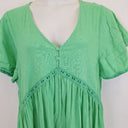 Second-Hand - Bohemian Green Apple Cotton Dress Size XXXL - SwapUp