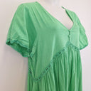 Second-Hand - Bohemian Green Apple Cotton Dress Size XXXL - SwapUp