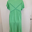 Second-Hand - Bohemian Green Apple Cotton Dress Size XXXL - SwapUp