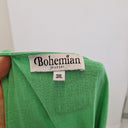 Second-Hand - Bohemian Green Apple Cotton Dress Size XXXL - SwapUp