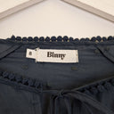 Second-Hand - Binny Muted Navy Lace Blouse Size 8 - SwapUp