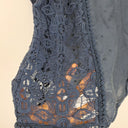 Second-Hand - Binny Muted Navy Lace Blouse Size 8 - SwapUp