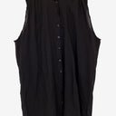 Second-Hand - Assorted Brands Raw Edge Light Cotton Top Size M - SwapUp