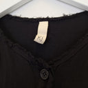 Second-Hand - Assorted Brands Raw Edge Light Cotton Top Size M - SwapUp