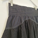 Second-Hand - Cecilie Copenhagen Contrast Stitch Silk Blend Mini Skirt Size S - SwapUp