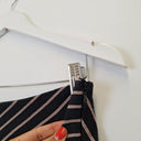 Second-Hand - Christopher Esber Navy Woven Asymmetrical Maxi Skirt Size 12 - SwapUp