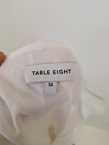 Second-Hand - Table Eight Dainty Embroidered Mini Dress Size 14 - SwapUp