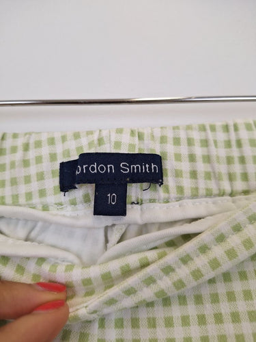 Second-Hand - Gordon Smith Gingham Tailored Capris Pants Size 10 - SwapUp