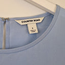 Second-Hand - Country Road Soft Cornflower Silk Tank Top Size 6 - SwapUp