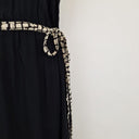 Second-Hand - Coconut Milk Funky Trim Tie Waist Maxi Dress Size S - SwapUp