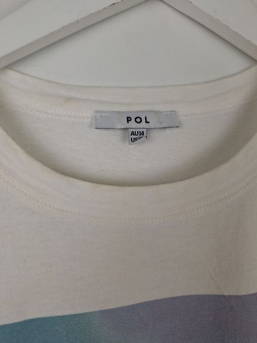 Second-Hand - POL Pastel Sunset T-shirt Size 14 - SwapUp