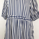 Second-Hand - Threadz Harlequin Stripe Tier Dress Midi Dress Size M - SwapUp