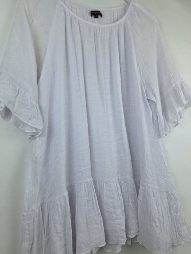Second-Hand - Caroline Morgan Flowy Light Weight Top Size 14 - SwapUp