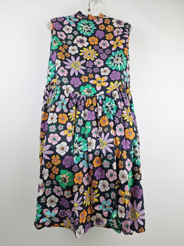 Second-Hand - Obus Groovy Sleeveless Midi Dress Size 10 - SwapUp