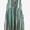 Second-Hand - Little Tienda Green Aztec Mini Dress One Size - SwapUp