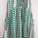 Second-Hand - Little Tienda Green Aztec Mini Dress One Size - SwapUp