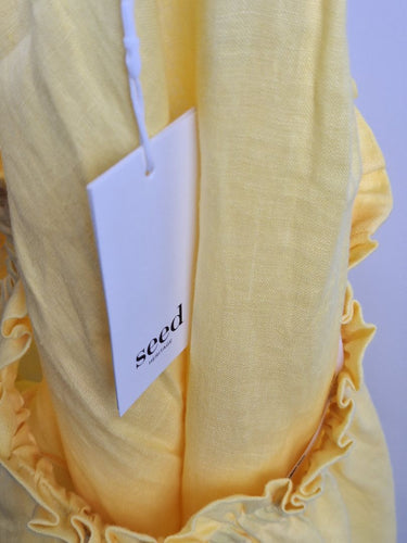 Second-Hand - Seed Sunflower Yellow Mini Sun Dress Size 8 - SwapUp