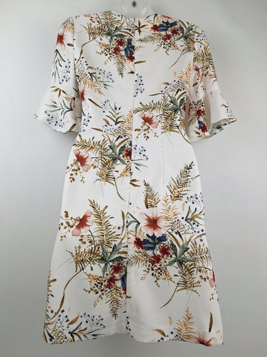Second-Hand - Cue Sophisticated Bush Bouquet Mini Dress Size 6 - SwapUp