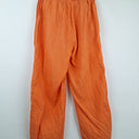 Second-Hand - Seed Orange Linen Paper Bag Pants Size 6 - SwapUp