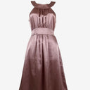 Second-Hand - Cooper St Sleek Dusty Rose High Neck Mini Dress Size 8 - SwapUp