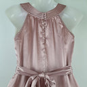 Second-Hand - Cooper St Sleek Dusty Rose High Neck Mini Dress Size 8 - SwapUp