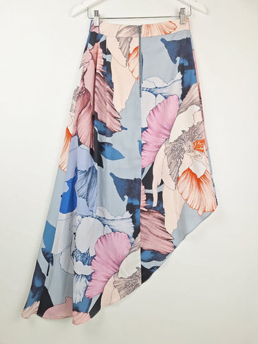 Second-Hand - Cooper St Blooming High Slit Assymetric Skirt Size 6 - SwapUp