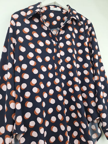 Second-Hand - Brave + True Double Polka Shirt Size S - SwapUp