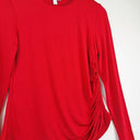 Second-Hand - Witchery Ruby Ruched Long Sleeve Top Size S - SwapUp