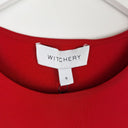 Second-Hand - Witchery Ruby Ruched Long Sleeve Top Size S - SwapUp