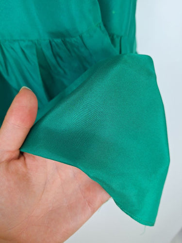 Second-Hand - Zimmermann Emerald Greem Sheer Top Size 14 - SwapUp