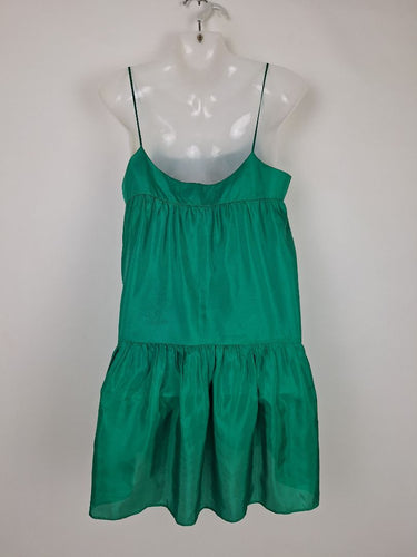 Second-Hand - Zimmermann Emerald Greem Sheer Top Size 14 - SwapUp