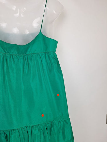 Second-Hand - Zimmermann Emerald Greem Sheer Top Size 14 - SwapUp