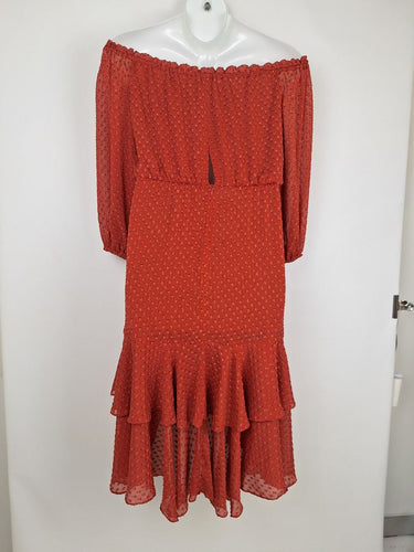 Second-Hand - Rodeo Show Copper Bonita Mini Dress Size 12 - SwapUp