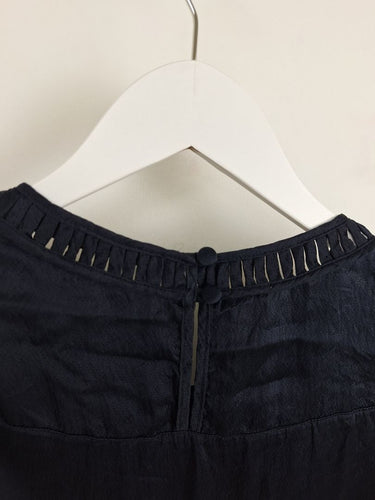 Second-Hand - Trent Nathan Ink Elevated Silk Top Size 10 - SwapUp