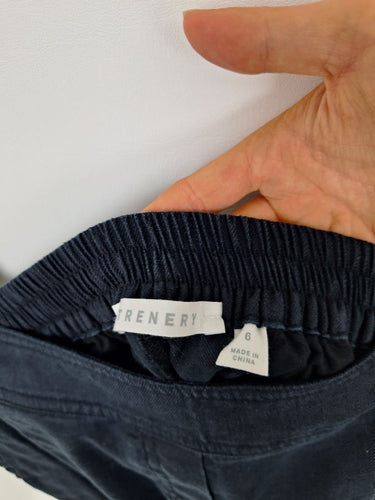 Second-Hand - Trenery Linen Blend Everyday Office Pants Size 6 - SwapUp