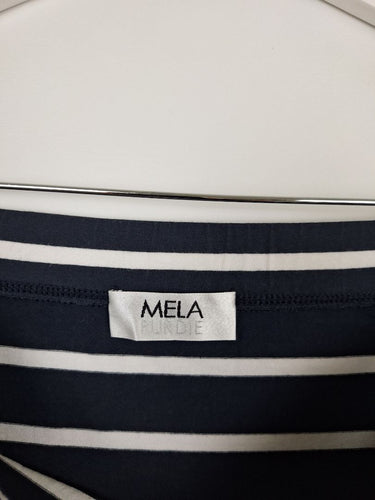 Second-Hand - Mela Purdie Casual Striped Tube Mini Skirt Size 10 - SwapUp