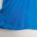 Second-Hand - Tucker Azure Pure Silk Blouse Size S - SwapUp