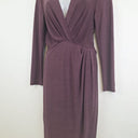 Second-Hand - Sheike Ruched Long Sleeve Midi Dress Size 10 - SwapUp