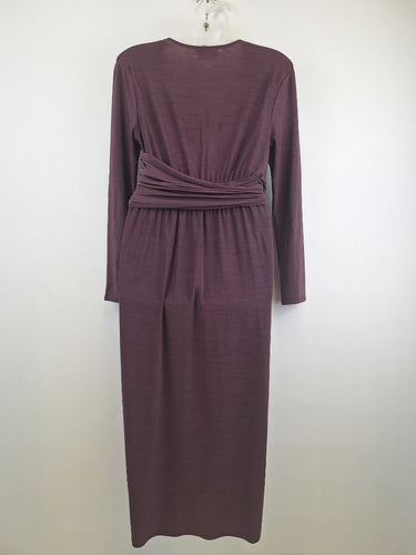 Second-Hand - Sheike Ruched Long Sleeve Midi Dress Size 10 - SwapUp