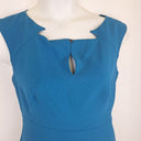 Second-Hand - Cue Fitted Sleeveless Office Midi Dress Size 12 - SwapUp