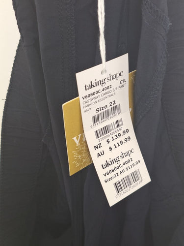 Second-Hand - Virtuelle Navy Bow Tie Cargo Pants Size 12 - SwapUp