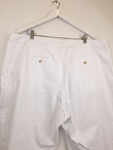 Second-Hand - Commonry Crisp White Tailored Pants Size 18 - SwapUp