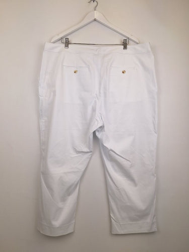 Second-Hand - Commonry Crisp White Tailored Pants Size 18 - SwapUp