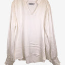Second-Hand - Carolina Silky Milk Sheen Blouse Size L - SwapUp