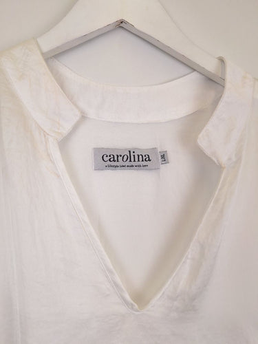 Second-Hand - Carolina Silky Milk Sheen Blouse Size L - SwapUp